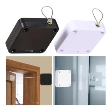 Imagem de Mola Fecha Porta Fechador Automático Com Regulagem Aerea (Branco)