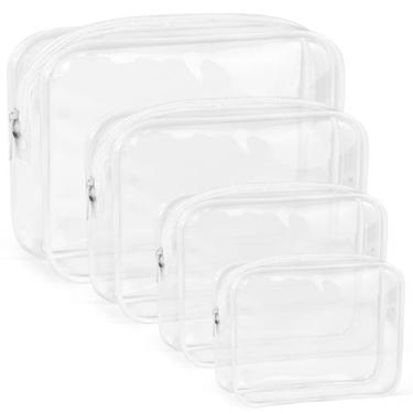 Imagem de Bolsas de maquiagem transparentes BOLSA DE HIGIENE CHICAUP TAS para vi