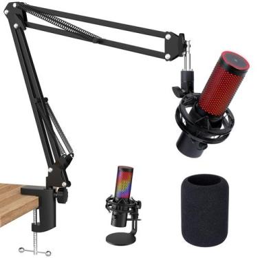 Imagem de Microfone Boom Arm SUNMON QuadCast 2 para HyperX QuadCast 2