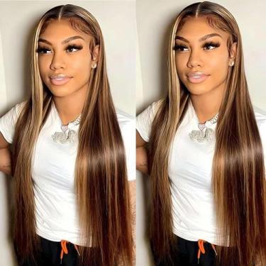 Imagem de Peruca ISEE Wear & Go Glueless Highlight Brown 4/27 Human Hair