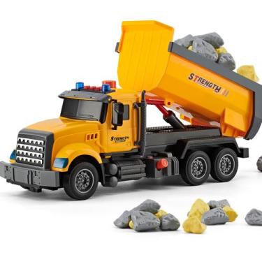 Imagem de Caminhão basculante LerBao Large com luzes e sons para crianças de 3 a