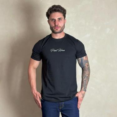 Imagem de Camiseta Masculina Country Fine Preta Original Paint Horse, M