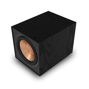 Imagem de Klipsch Subwoofer sem fio de disparo frontal R-101SW de 10" com os novos woofers de 10" e um amplificador digital para som premium Home Theater em preto