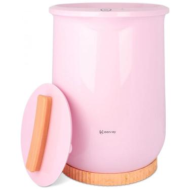 Imagem de Aquecedor de Toalha Elétrico até 2 Toalhas com Desligamento Automático, 110V, Keenray CL1, Rosa