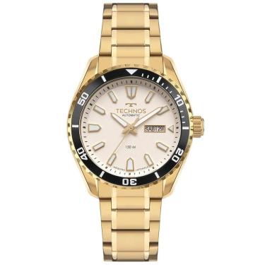 Imagem de Relógio Technos Masculino Automático Dourado - 8205PG/1X