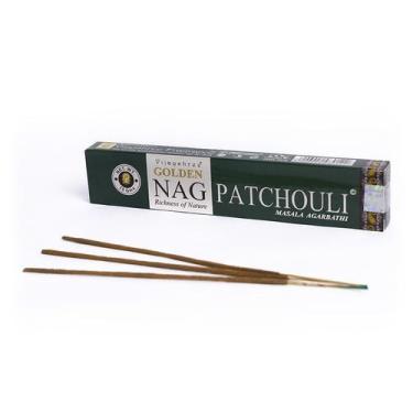 Imagem de Incenso Indiano Vijayshree Golden Nag Patchouli 15g