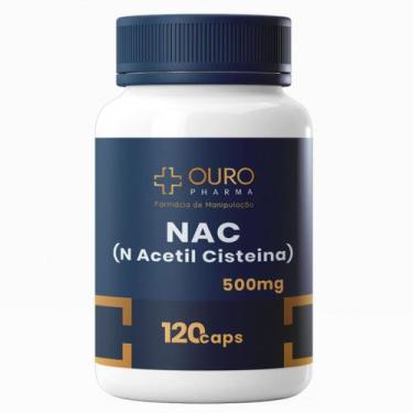 Imagem de NAC 500mg 100 Natural 60 ou 120 Cápsulas - Ouro Pharma, 120 Cápsulas