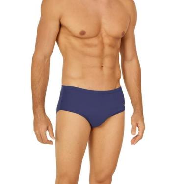 Imagem de Sunga Plus Size Modelo Sungão Liso Mash Proteção UV50+, XGG, Azul mari