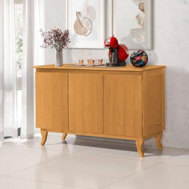 Imagem de Buffet de Madeira Maciça Aparador Monterrey 3 Portas Imbuia - MAIS MAD