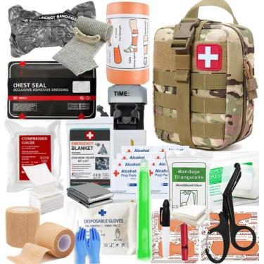 Imagem de Kit de primeiros socorros PATVOTOP IFAK Trauma Refill com vedação torá