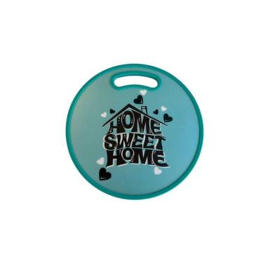 Imagem de Tábua De Corte Redonda 30Cm Praticidade Na Cozinha - Ad