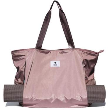 Imagem de Sacola ESVAN Yoga Carrier 46x39x16cm Rosa Roxa