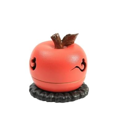 Imagem de Porta-incenso decorativo Queimador de incenso pequeno criativo com tampa, suporte de incenso de cerâmica para uso doméstico, cone, espiral, varetas