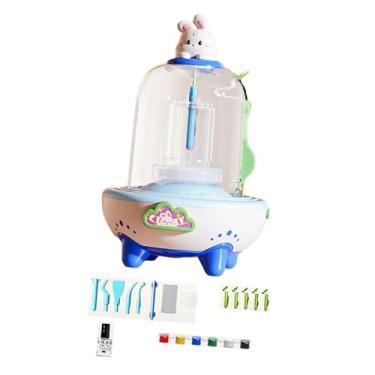 Imagem de oshhni Kit Elétrico para Fazer Cerâmica, Brinquedo Educativo para Crianças, 13x19cm, Alimentado por USB, Versátil, para Crianças de 6 a 12 Anos, Kit de, Azul