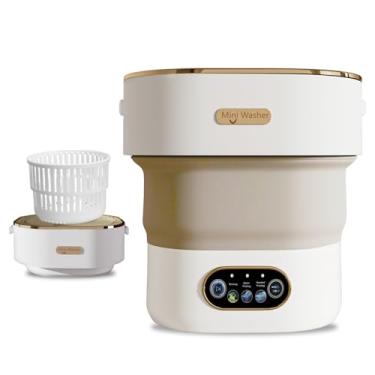 Imagem de Máquina de lavar portátil de 16L, lavadora dobrável LGLRTD pequena com 3 modos de limpeza para roupas de bebê, roupas íntimas, itens pequenos, mini lavanderia dobrável para viagem, apartamento, casa