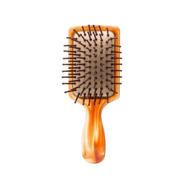 Imagem de Escova De Cabelo Marco Boni Raquete Pequena Tartaruga