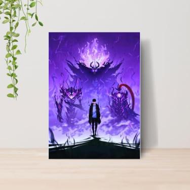 Imagem de Genérico, Quadro Solo Leveling Anime A4 | Placa MDF 01