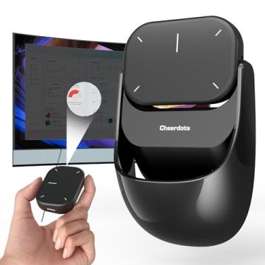 Imagem de Mouse sem fio 2025 e clicker de apresentação, mouse magnético removível para touchpad, controle remoto de apresentador sem fio para PowerPoint Slide, ultraleve, perfeito para PC/Mac/Windows (básico