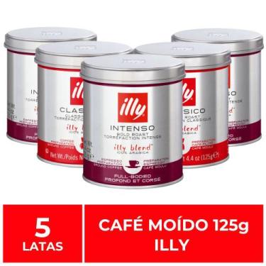 Imagem de Café Moído, Illy, 5 Latas de 125g - Illy Café