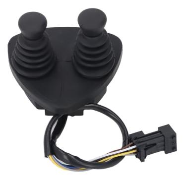 Imagem de GOWENIC Joystick de Alça Dupla, Controlador de Joystick de Empilhadeira para Linde 335 336, Botão Giratório de Alça Elétrica para Carregadeira de Trator, Liga de Alumínio, Número de