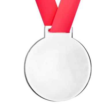 Imagem de Medalha Acrílico Cristal 2mm Redonda Transparente Lisa 5 cm Kit 30-50 - 100 unidades (100)