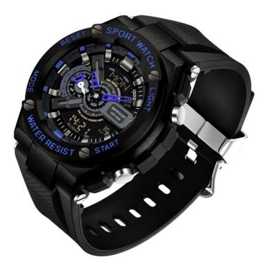Imagem de Relógio Esportivo Multifuncional Masculino Sanda 3170 Azul