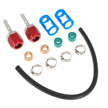 Imagem de Kit de emenda de linha A/C 800-671 para linha 3/8 com mangueira nº 6 800671 Kit de acoplador de emenda de reparo de ar condicionado para reparo de linha a mangueira CA 3/8 (Line-K671)