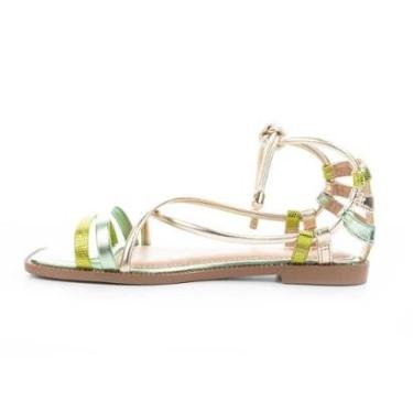 Imagem de Sandália Tanara Rasteira Com Amarração-Feminino