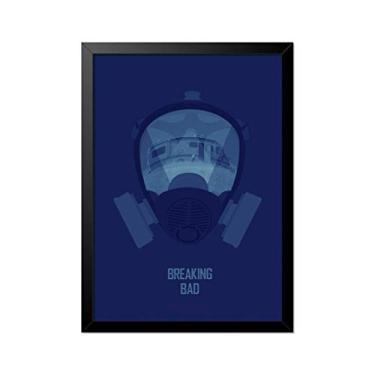 Imagem de Quadro Poster Breaking Bad Máscara 33x23cm
