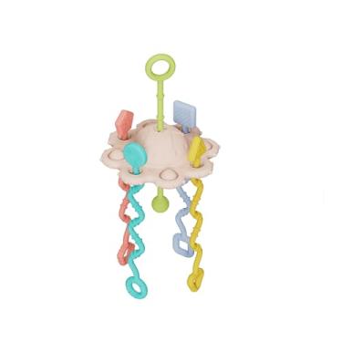 Imagem de Mordedor Chocalho Life para Bebê, Brinquedo com Texturas Variadas para Estímulo Sensorial e Conforto Gengival. Ideal para o Desenvolvimento Motor e Tátil do Recém-Nascido