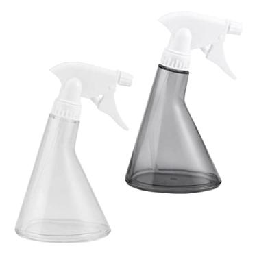 Imagem de ZABEES Regador de plantas, 2 pacotes de frascos de spray de plástico, pequenos frascos portáteis de spray de pressão manual, regador para plantas de jardim, 370 ml, equipamento de irrigação de jardim