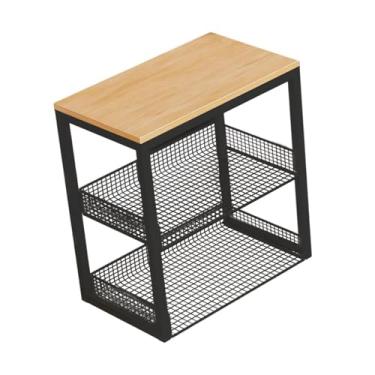 Imagem de YWJLQH Suporte para mini máquina de lavar, panela de arroz, fritadeira a ar, suporte multifuncional para pequenos eletrodomésticos, para cozinha, para, Preto