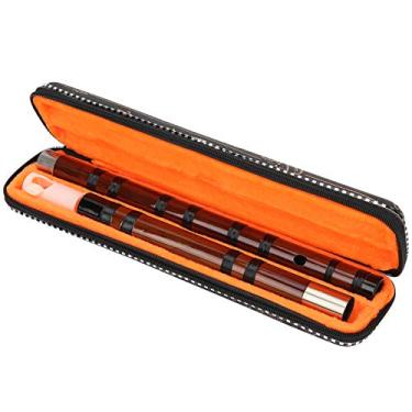 Imagem de LiebeWH Kit de Jogo Montado para Flauta de Bambu E? Chave Com Caixa de Pano Instrumento Cultural Dizi para Iniciantes Chave Musical Chinesa Artesanal Tradicional Amarga, Som ótimo, Bonito e Elegante,