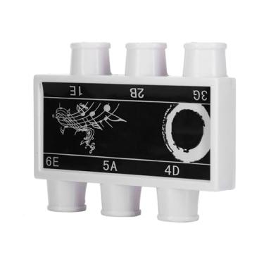 Imagem de Generic Tubo de Afinador de Plástico ABS de Com Borda Estriada, Medição de Precisão de Afinação Eletrônica, Compacto e Portátil, Ideal para Desenvolver Habilidades de Aprendizagem, Afinação de 6 Tons