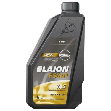 Imagem de Óleo Sintético 0W20 Elaion F50 d1 API SN YPF 1 Litro