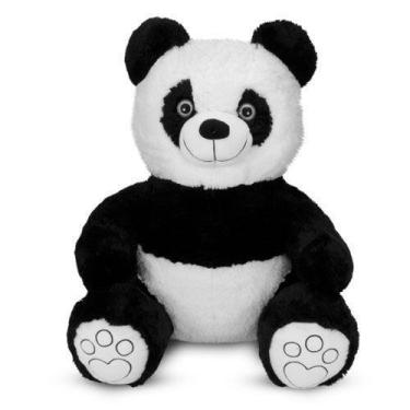 Imagem de Ursinho Panda de Pelúcia 70 cm Antialérgico - CTX