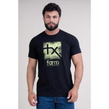 Imagem de CAMISETA MASCULINA TEXAS FARM - CM555 - PRETO-Masculino