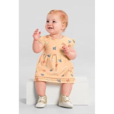 Imagem de Vestido bebê menina de passarinho Brandili Baby-Feminino