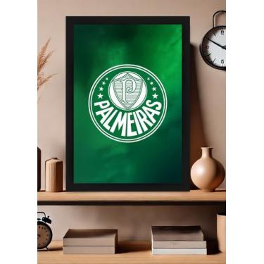 Imagem de Quadro Decorativo Palmeiras o Maior de todos Com Vidro Tamanho:21cm x 