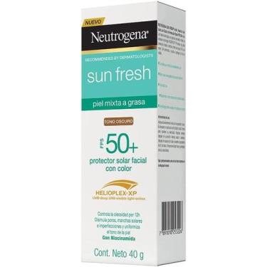 Imagem de Protetor Solar Facial Neutrogena Sun Fresh Derm Care Pele Negra FP70 4