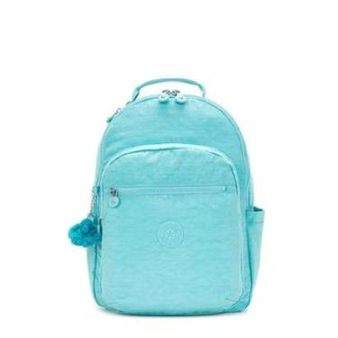 Imagem de Mochila Kipling Seoul Deepest Aqua Azul-Feminino