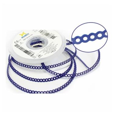 Imagem de Elástico Borrachinha Aparelho Ortodôntico Corrente Curto 1.5 metros