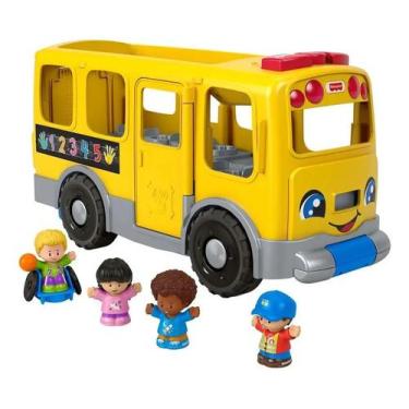 Imagem de Caminhão escolar Little People fazendo novos amigos Mattel Jff15