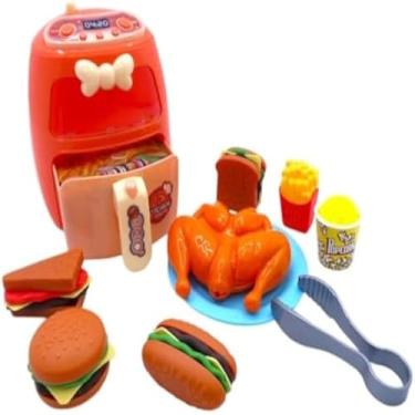 Imagem de Brinquedo infantil simulacao culinaria fritadeira com luzes e acessorios, Divertido