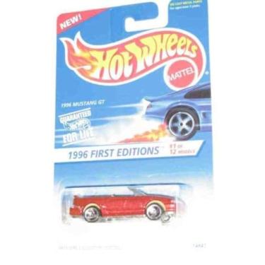 Imagem de 1996 First Editions #1 1996 Mustang GT Red 3-Spoke Wheels #378 Collectibles Collector Car Hot Wheels