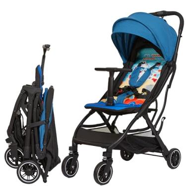 Imagem de Cool Kids Carrinho de bebê com guarda-chuva portátil, com função de dobramento automático, adequado para caminhadas, compras e parques de diversões