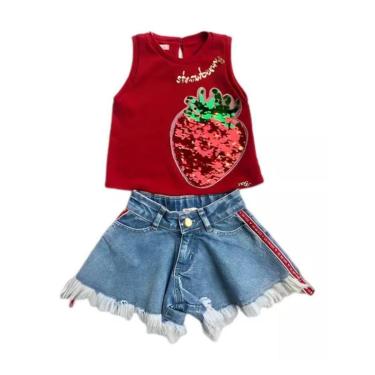 Imagem de CONJUNTO REGATA CANELADA E SHORTS DESFIADO MON SUCRÉ-Feminino