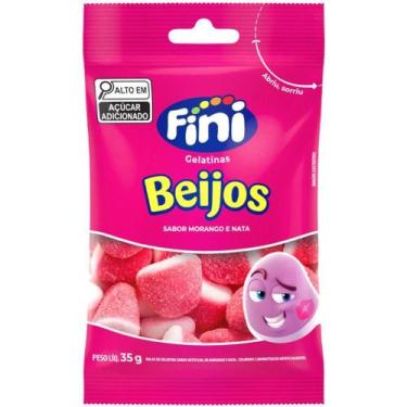 Imagem de Doce Beijos de Morango 35G DP.C/10 - Fini