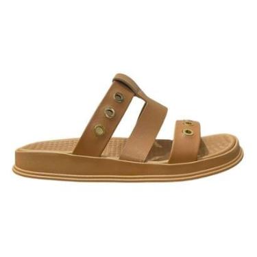 Imagem de Sandália Papete Slide Feminino Moleca 5556.103 Nude-Feminino