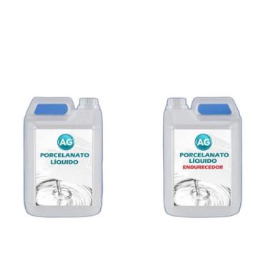 Imagem de Kit Porcelanato Líquido + Primer - Concreto, Madeira e Mais - Resinas 